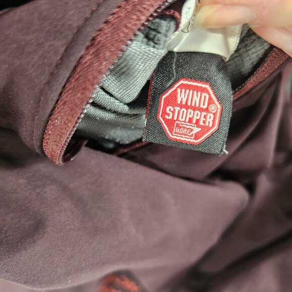 Arc'teryx Windstopper Jacket Women's Medium 8-10 Maroon Burgundy Softshell - Picture 7 of 8
